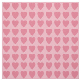 Pink Hearts Pattern ファブリック