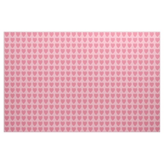 Pink Hearts Pattern ファブリック (ファットクウォーター)