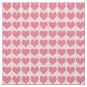 Pink Hearts Pattern ファブリック (見本)