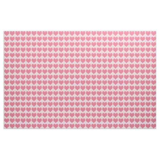 Pink Hearts Pattern ファブリック (ファットクウォーター)