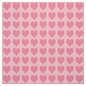 Pink Hearts Pattern ファブリック (見本)