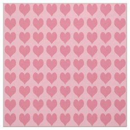 Pink Hearts Pattern ファブリック