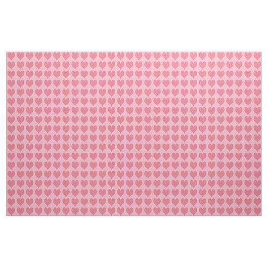 Pink Hearts Pattern ファブリック (ファットクウォーター)