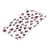 Pink Hearts Pattern – Cute Doodle Design マグネット (左側)