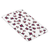 Pink Hearts Pattern – Cute Doodle Design マグネット (右側)