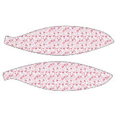 Pink Hearts Pattern Valentine's Day バスケットボール (パネル)