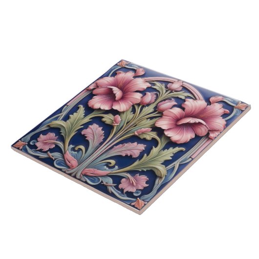 Pink Hibiscus タイル (側面)