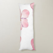 Pink hibiscus ボディピロー (裏面 (縦))