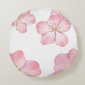 Pink hibiscus ラウンドクッション (裏面)