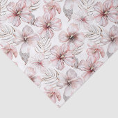 Pink Hibiscus Flowers Birthday 薄葉紙 (詳細)