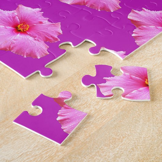 Pink_Hibiscus_Pattern,_ ジグソーパズル (側面)
