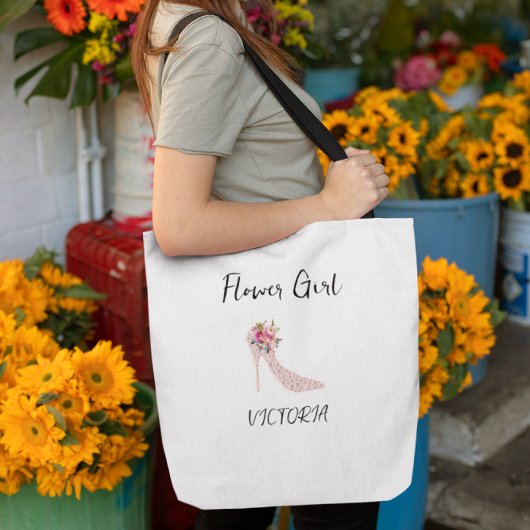 Pink High Heels Bridal Shower Tote Bags トートバッグ