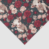 Pink Highland Cow Yarn Rose 薄葉紙 (詳細)