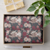 Pink Highland Cow Yarn Rose 薄葉紙 (ギフト)