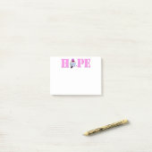 Pink HOPE Hummingbird写真4x3ノート ポストイット (デスク上)
