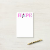 Pink HOPE Hummingbird写真4x6ノート ポストイット (デスク上)