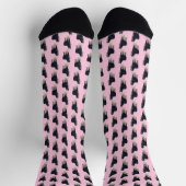 Pink horse socks ソックス (上部)