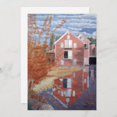 Pink House in Autumn サンキューカード (正面/裏面)