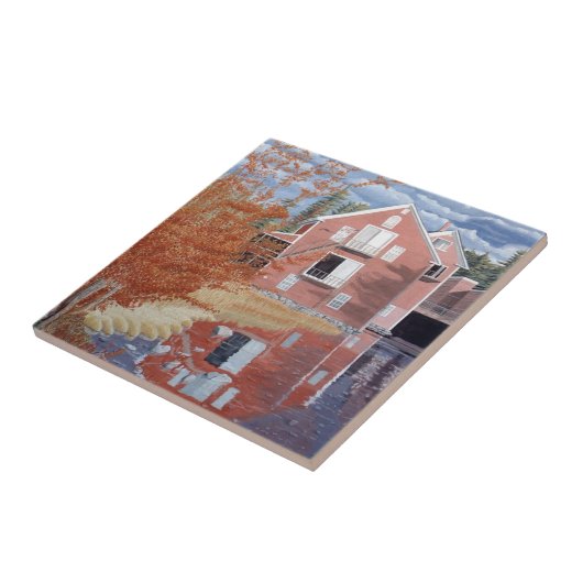 Pink House in Autumn タイル (側面)