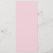 Pink Hydrangea Classic メニュー (裏面)