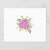 Pink Hydrangeas 80th Birthday Card Request (裏面)