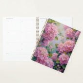 Pink Hydrangeas Floral Spiral-Bound Planner Spring プランナー手帳 (ディスプレー)