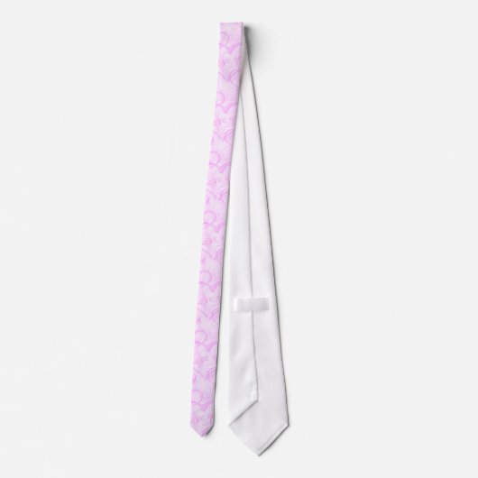 Pink I Love You Men's Tie ネクタイ (裏面)