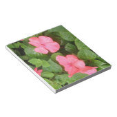 Pink Impatiens花メモ帳 ノートパッド (アングル)