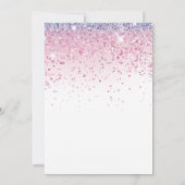 Pink In My誕生日Era Music 招待状 (裏面)