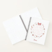 Pink in my girlie era notebook ノートブック (内部)