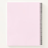 Pink in my girlie era notebook ノートブック (裏面)