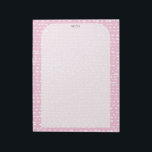 Pink Inkyカスタム Dots TO-DOリストショッピングノート ノートパッド<br><div class="desc">このカスタマイズ可能な食料品ショッピング、食事計画、またはTo-Doリストのメモ帳を使用して、スタイルでショッピングリストを作成する。おカスタマイズ客様のニーズに合わせて文字を追加または追加好きな線もしを追加する。私の店のサイズやスタイルをチェック！</div>