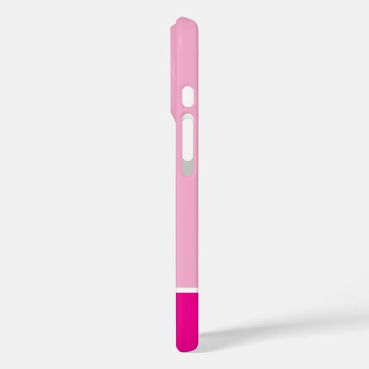 Pink iPhone Case with Cute Kitten Design Case-Mate iPhoneケース (裏面 / 左)