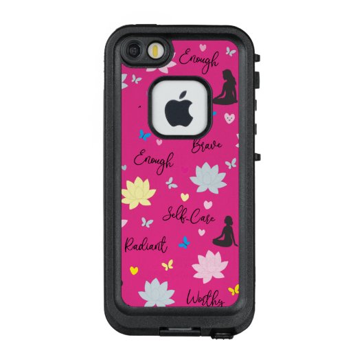 Pink iPhone SE / 5 5s ケース 自己愛 iphone ケース (裏面)