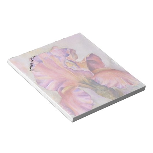 PINK IRIS CUSTOMIZABLE NOTE PAD ノートパッド (アングル)