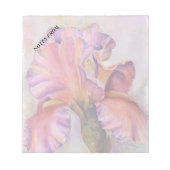 PINK IRIS CUSTOMIZABLE NOTE PAD ノートパッド (正面)