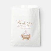 Pink Islamic Aqiqah Baby Girl Favor Bag フェイバーバッグ (正面)
