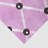 Pink Ivory Lattice Studs Funky Pattern Decoupage 薄葉紙 (詳細)