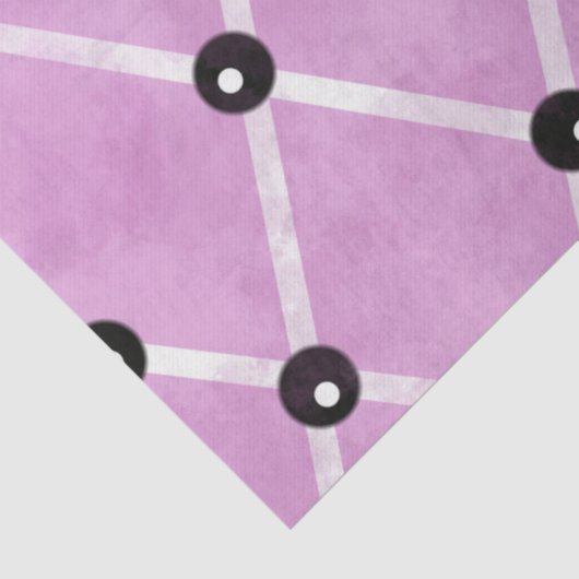 Pink Ivory Lattice Studs Funky Pattern Decoupage 薄葉紙 (詳細)