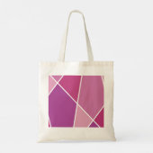Pink JanaiCreates Color Collection Canvas Tote Bag トートバッグ (裏面)