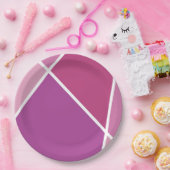 Pink JanaiCreates Color Collection Paper Plates ペーパープレート (パーティー)