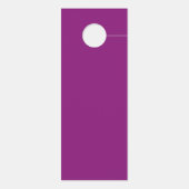 Pink Janitorial Lady House Cleaning Service ドアノブサイン (裏面)