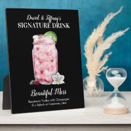 Pink Jar Drink ・ PERSONALIZE this Signature Drink フォトプラーク