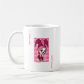 Pink Joker Card コーヒーマグカップ (左)