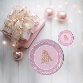 Pink Joyoux Noel Paper Plate ペーパープレート
