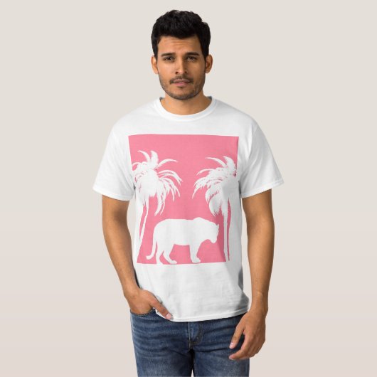Pink jungle tシャツ (正面フル)