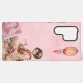 Pink Junk Journal Samsung Case Galaxyケース (裏面横)