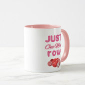 Pink Just One More Row Knitting マグカップ (正面右)