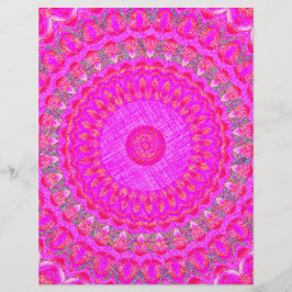 Pink Kaleidoscope Bulk Scrapbook Paper Pages チラシ