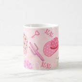 Pink Kawaii girly Tote Bag. コーヒーマグカップ (中央)
